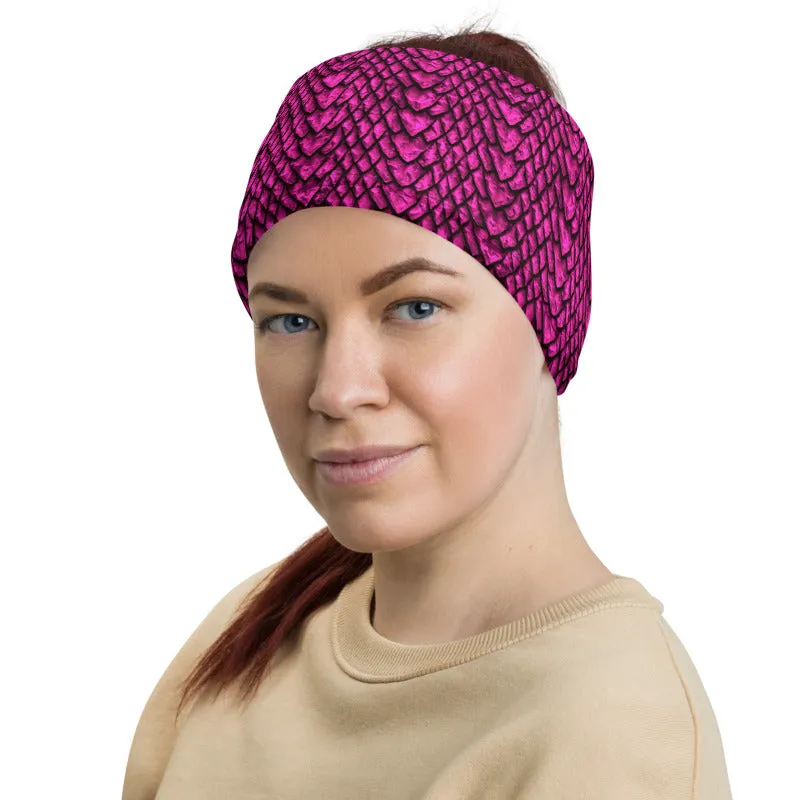 Tourmaline Dragon Scale Neck Gaiter