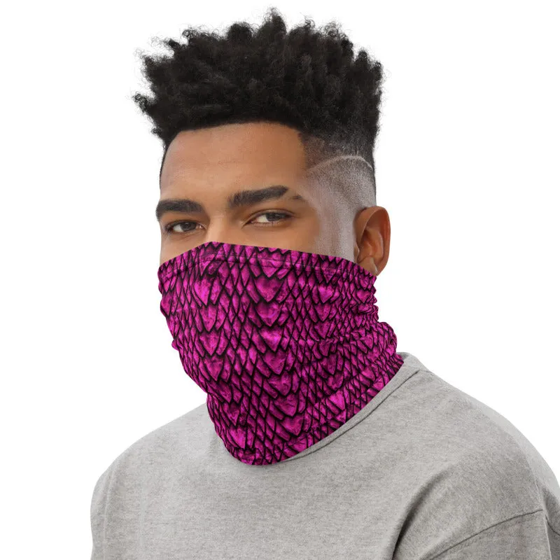Tourmaline Dragon Scale Neck Gaiter