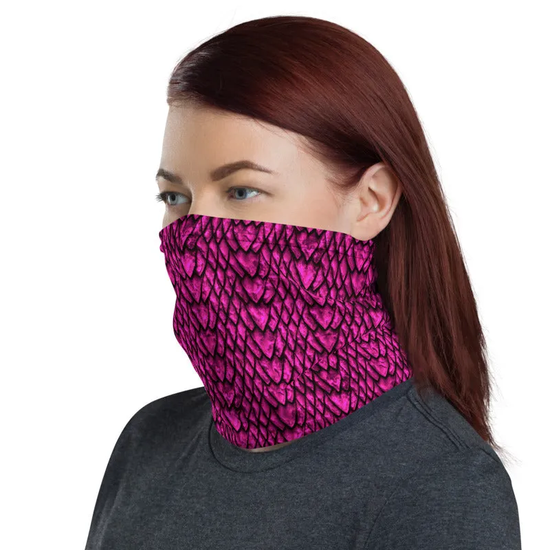 Tourmaline Dragon Scale Neck Gaiter
