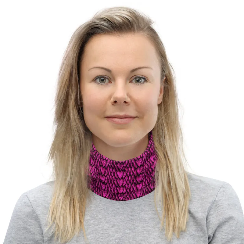 Tourmaline Dragon Scale Neck Gaiter