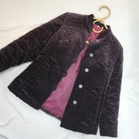 Vintage Quilted Jacket Blazer M