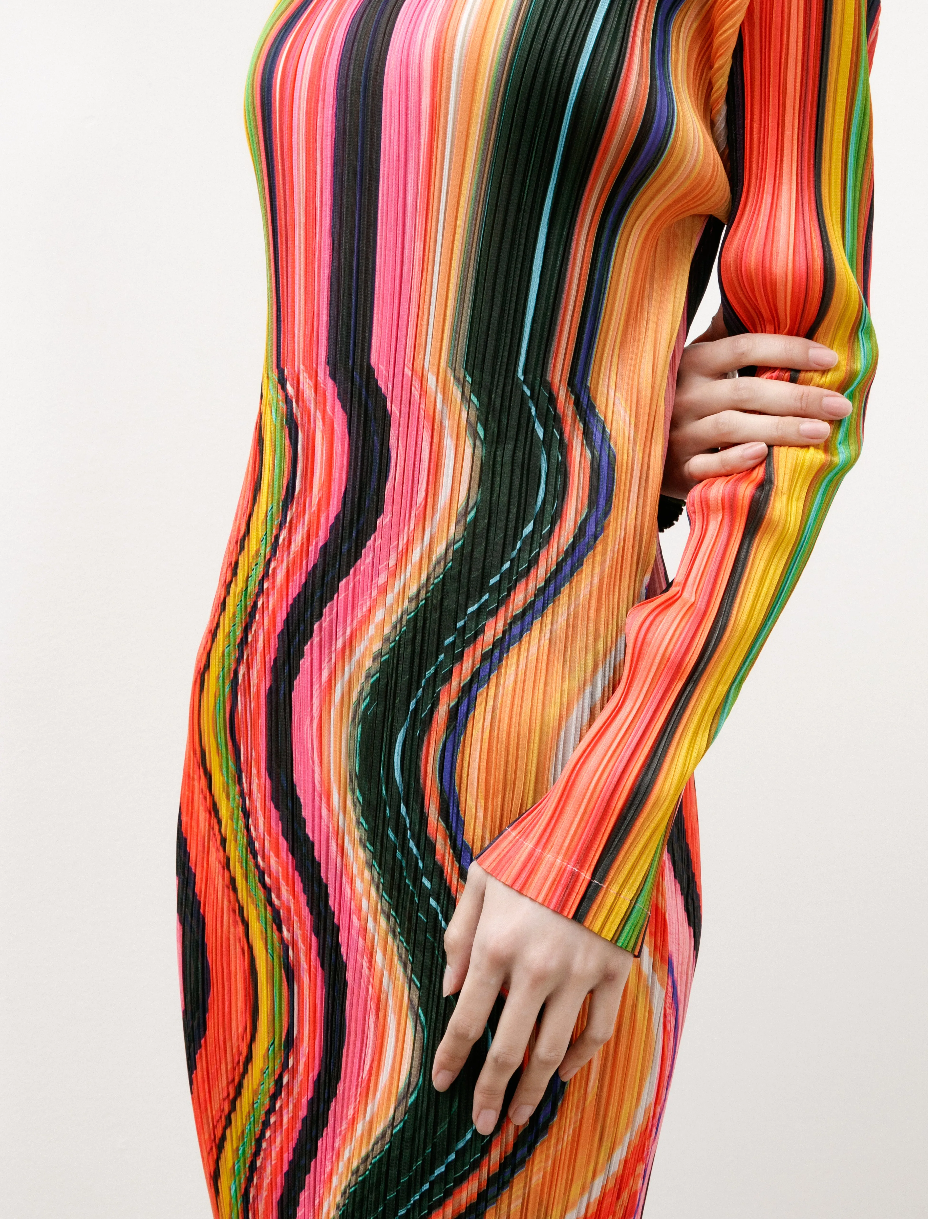 Warp Dress Pink Mix