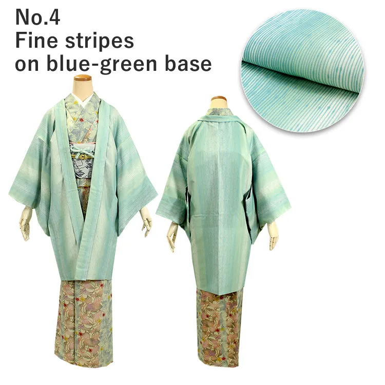 Women's Japanese Kimono Jacket/Cardigan,Haori Coat with a haori cord,Geometric