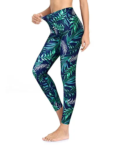 Women's Swimming Leggings High Waisted Swimsuit Pants with UPF 50  Protection
