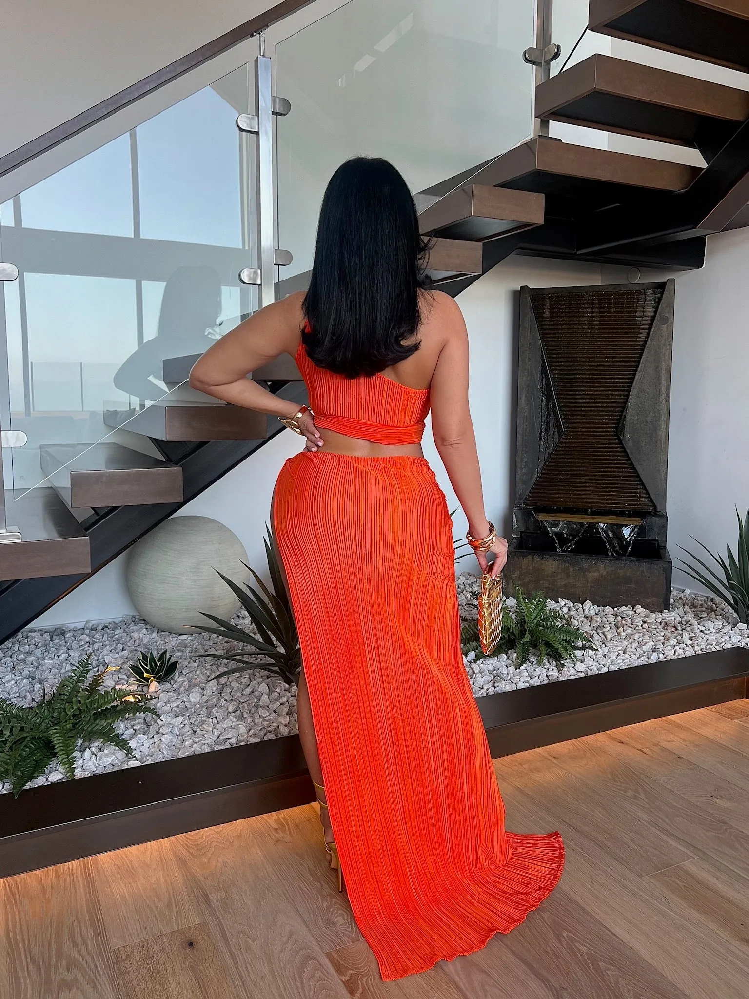 Your Goddess Skirt Set Orange