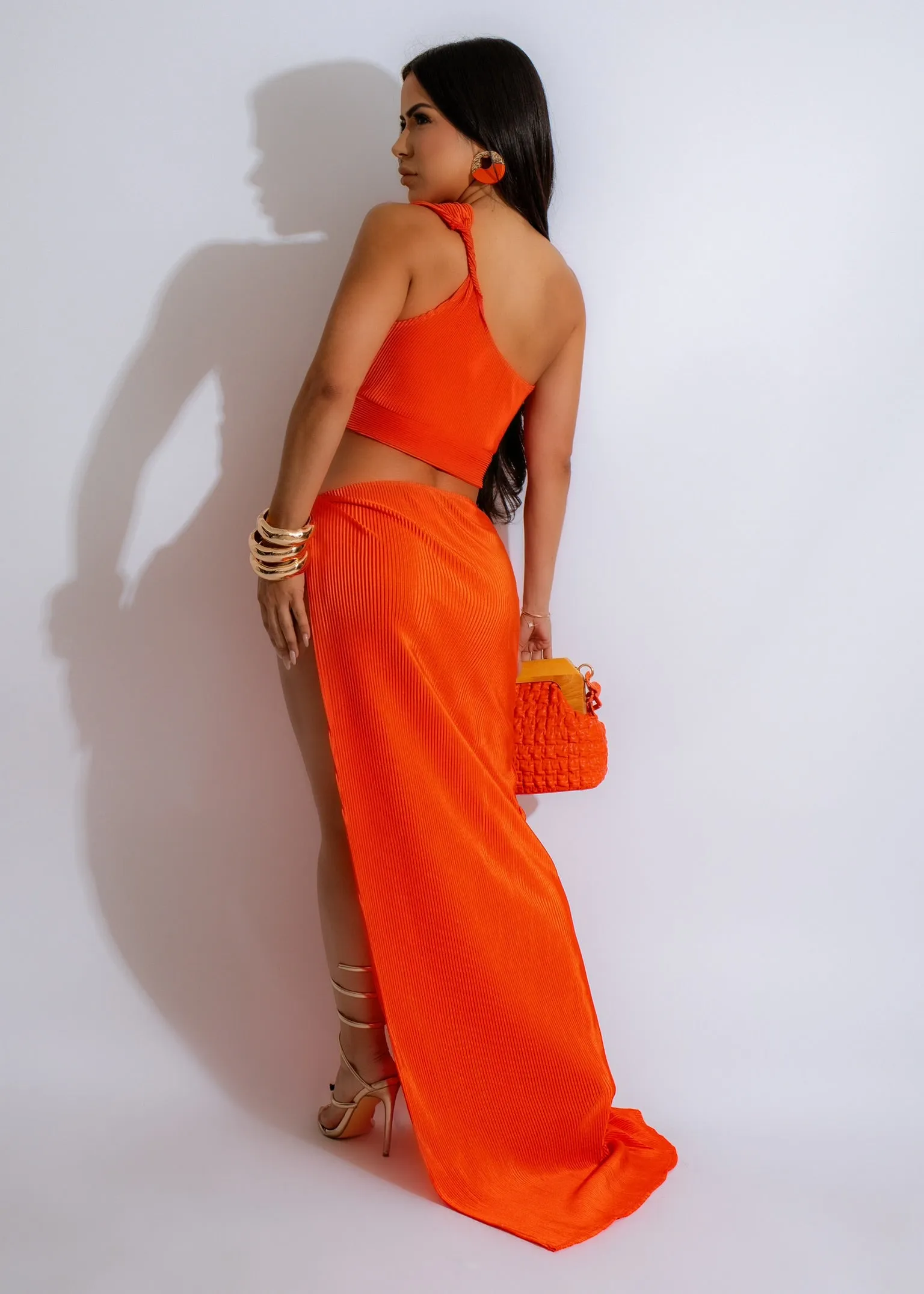 Your Goddess Skirt Set Orange